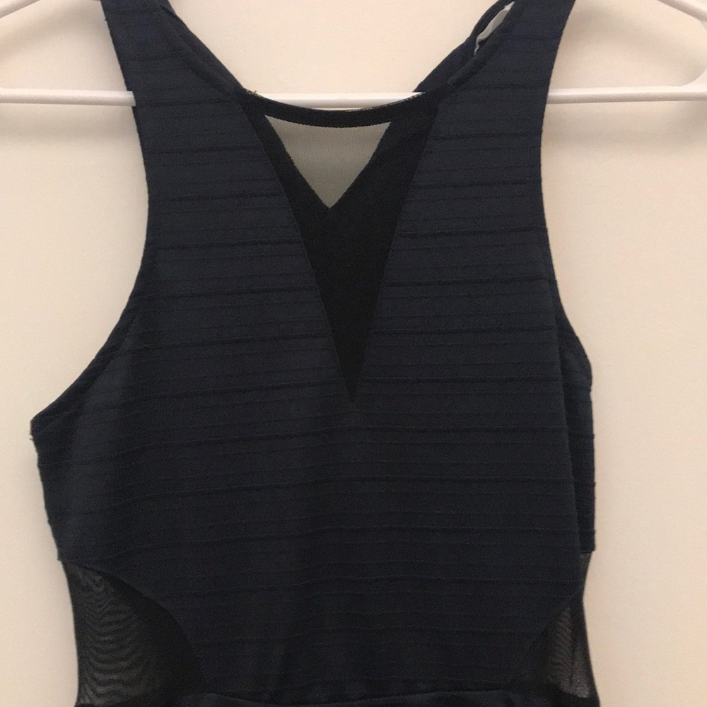 Dark Blue Lush Skater Dress